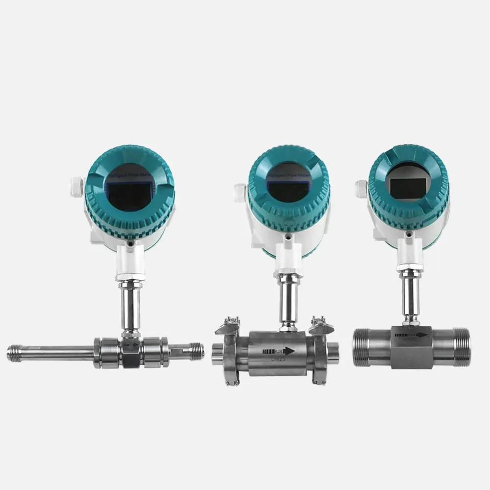 customizable high accuracy stainless steel 304 316L water natural gas air turbine flow meter