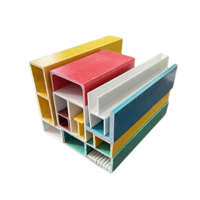 High Strength Extrusion Frp Profile,Pultruded Fiberglass Frp Grp Square Tubes For Construction Support