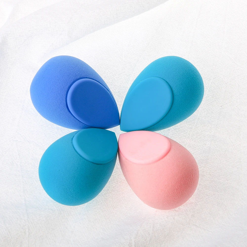Custom Design Original Silicone Makeup Sponge Cosmetic Dual-Use Makeup Sponge Blender With Silicone Skin