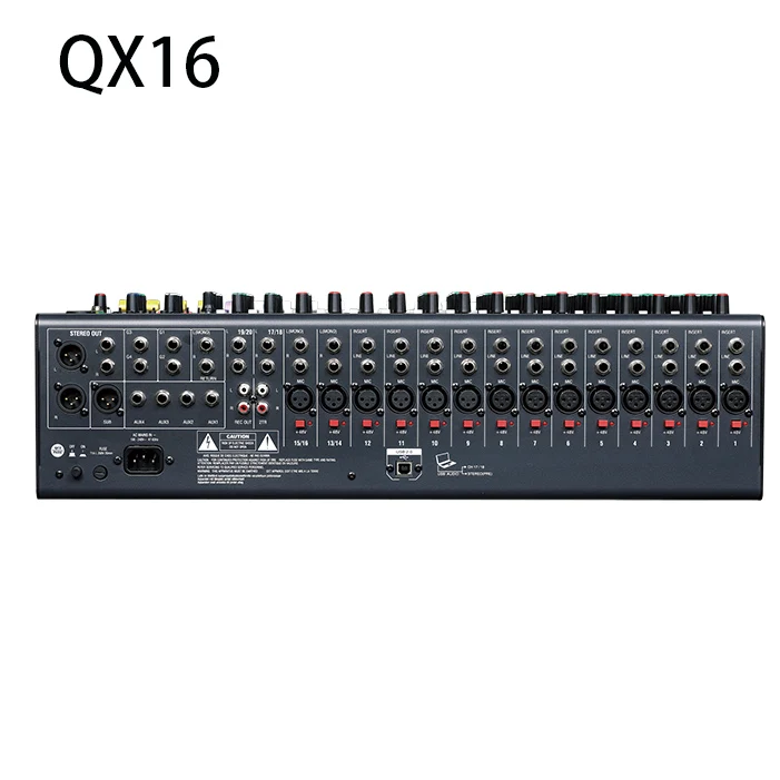 QX16 16-канальный видеорегистратор смеситель по хорошей цене студия звукозаписи