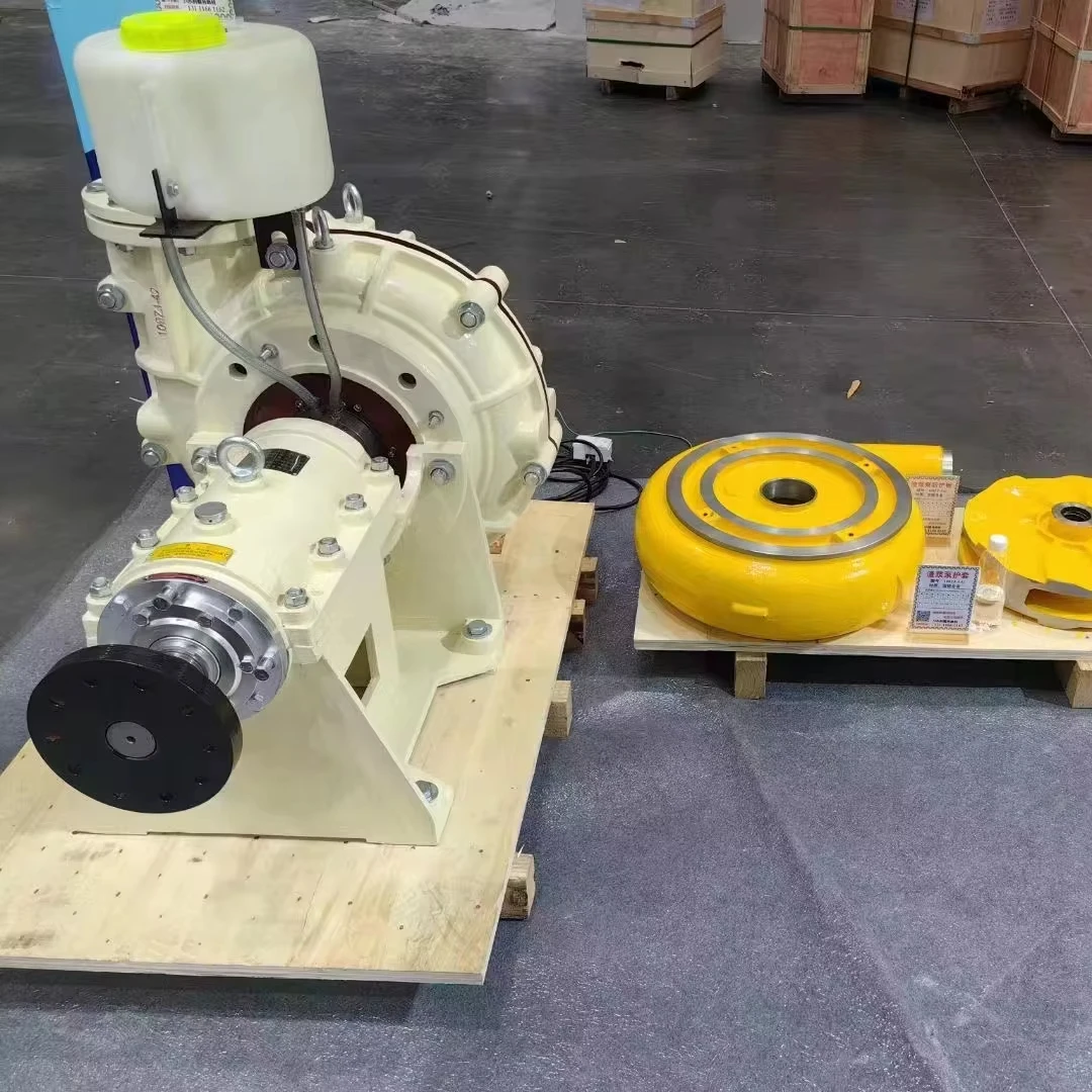 Sand pump for sand washing field 6/4D fractional slurry pump model is complete and can be customized
