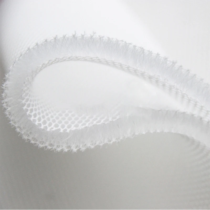 Customized width three dimensional two sides hole 20mm 3d air spacer mesh fabric for home pad