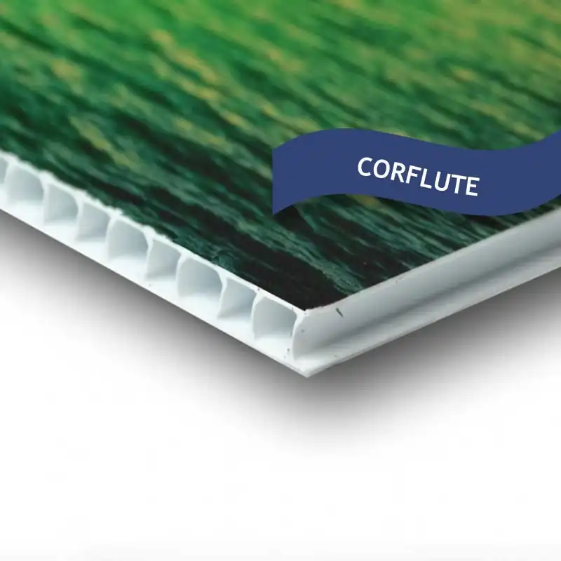 Outdoor Advertising Custom Print PP Plastic Poster Board Corrugated Sign Custom Coroplast Signs