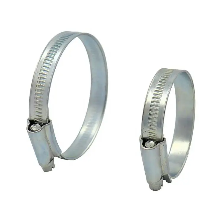 304SS Full Stainless Steel Turbo Exhaust system pipe Double Wire Hose Clamp heavy duty fuel pipe Clip Clamping for auto parts