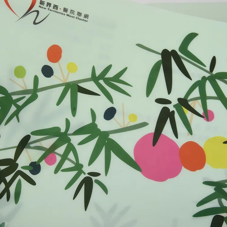 Рекламная Заказная Толстая пластиковая папка для файлов A4 PP с прозрачным карманом