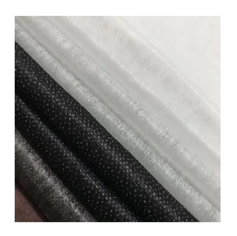 Nonwoven 100% Polyester Manufacturer Microdot fusible interlining non woven interlining buckram roll