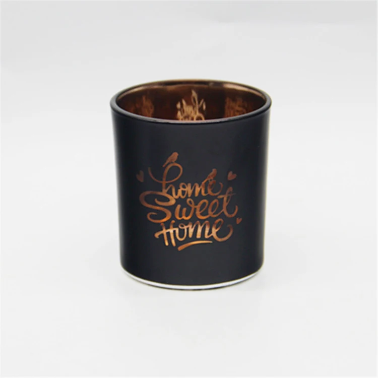 
New 2019 rose gold candle holder glass holder for candle 