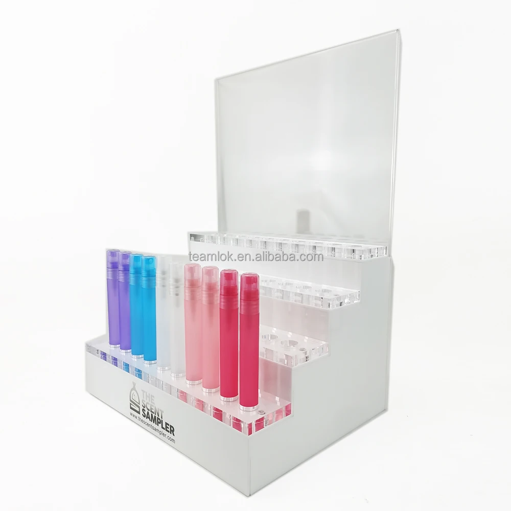 high quality factory custom perfume bottle acrylic display rack perfume display perfume stand