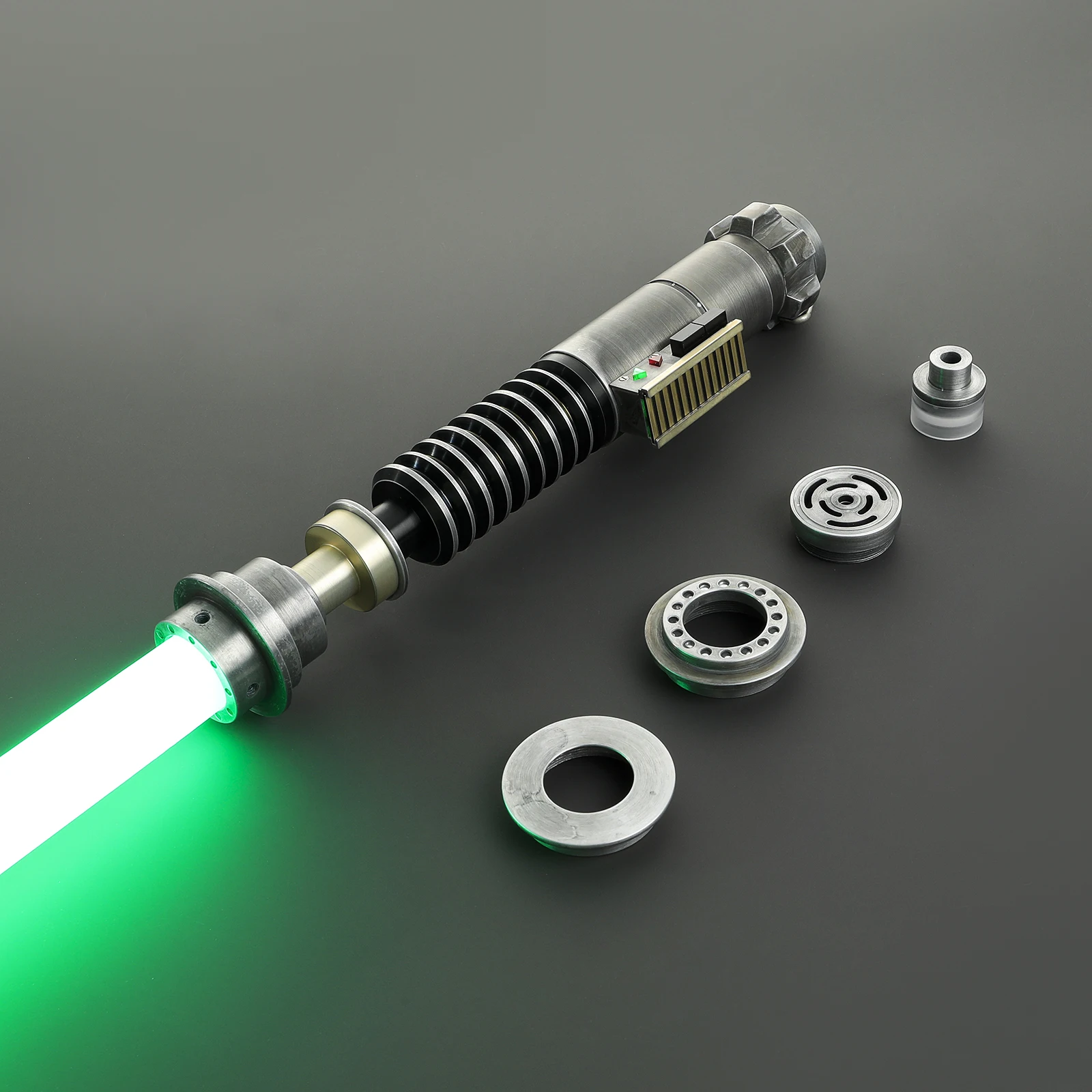 LGTSabers Nexus Weathered Luke Skywalker EP8 Xeno3 pixel Proffieboard RGB Baselit Full Metal CNC Hilt Lightsaber for collectible
