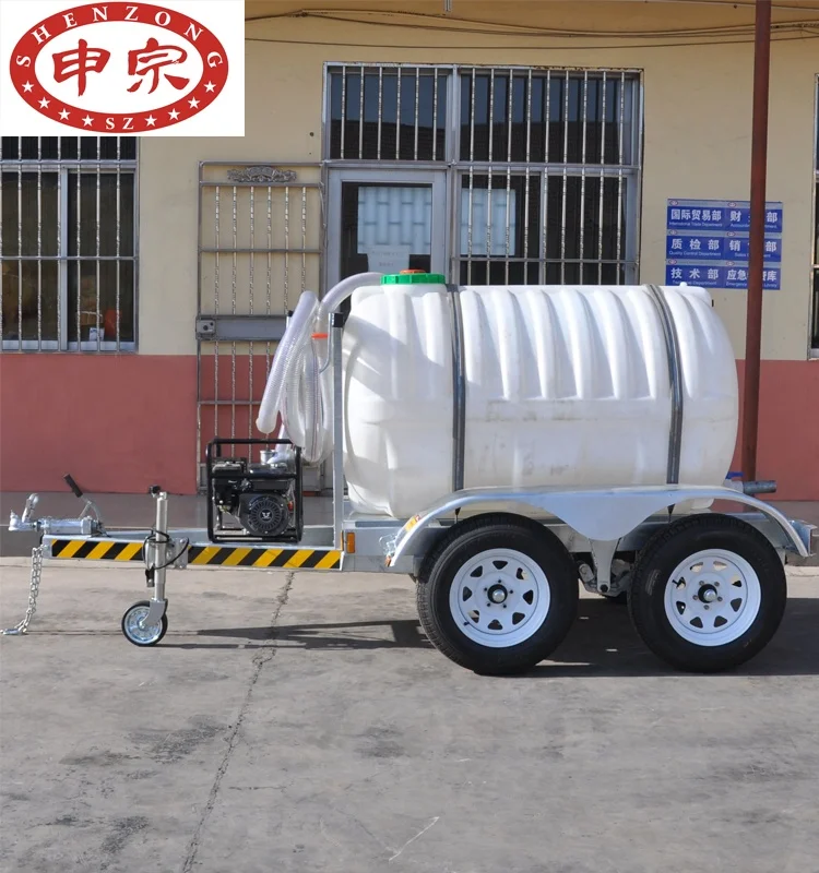 3000 liter car transport tandem axle water tank trailer for sales