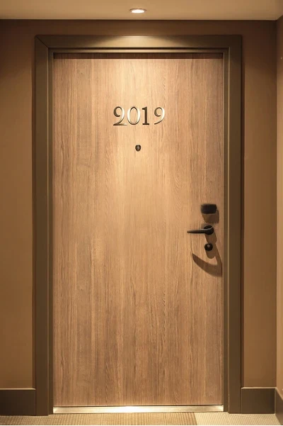 Usa Hotel Room Wood Fire Doors With Frame And Hardware All With UL Standard