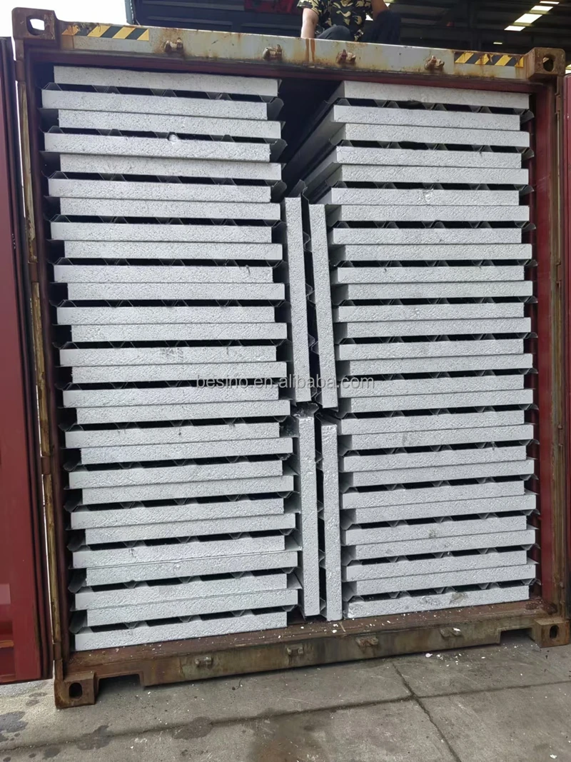 Fireproof Wholesale Easy Installation Eps Sandwich Panel Factory Insulated Metal Eps Insulated Sandwich Roof Panel