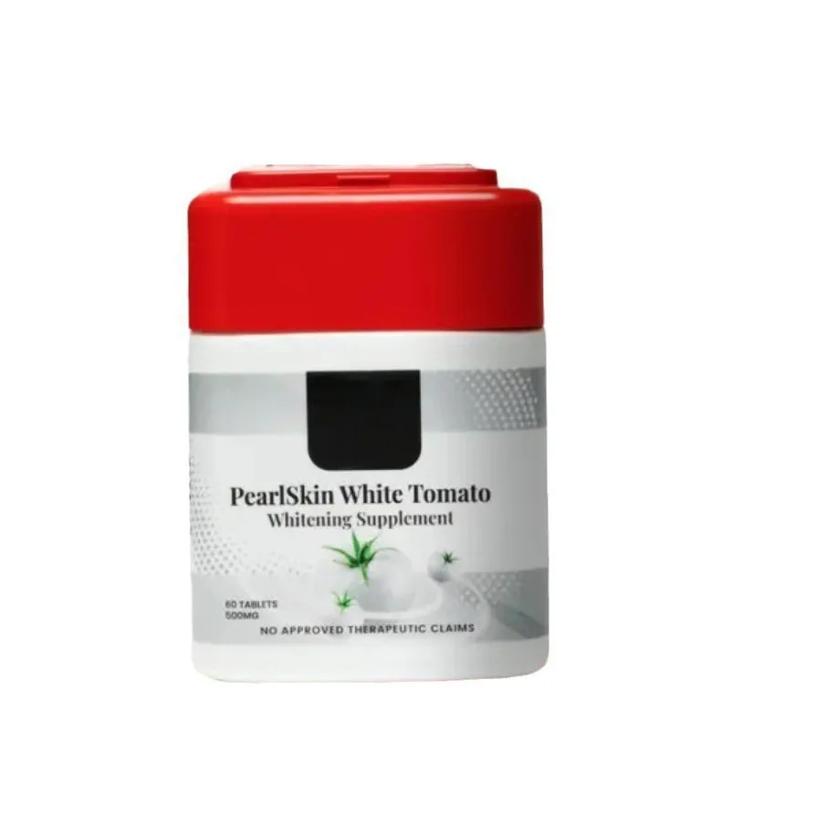 Private Label supplement Pearl Skin White Tomato Capsule Vitamin-Infused Skin Whitening Supplement in Powder Form