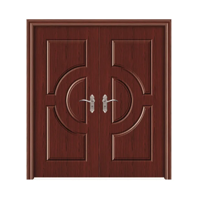 Exterior Front Carving Solid Wood Doors Main Entrance Double Carved Wooden Door Design