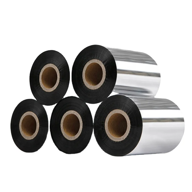 Термопечатающая лента с полимерным покрытием от производителя принтер для печатной машинки переносной воск розовый полимер сатин рулон машина