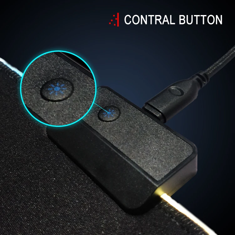 
Большой мягкий резиновый коврик для мыши со светодиодной подсветкой и принтом на заказ, большой коврик для мыши rgb 