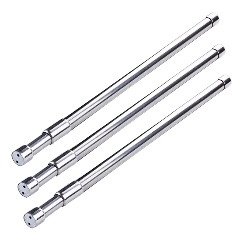 Furniture Tube Support Stainless Steel Hanging Rail Closet Rod Holders Wardrobe Round Tube