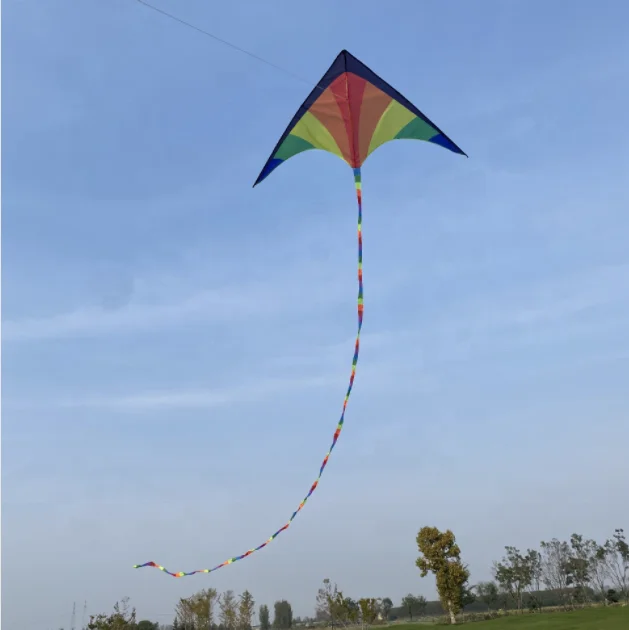 2022 New Sky rainbow kite for beginners Adult children beginners Breeze is easy to fly