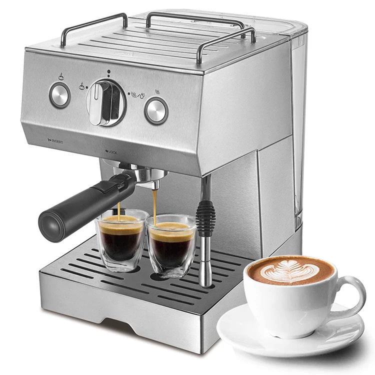 Stainless Steel Electric Coffee Making Machine Drink Hot Coffee Maker