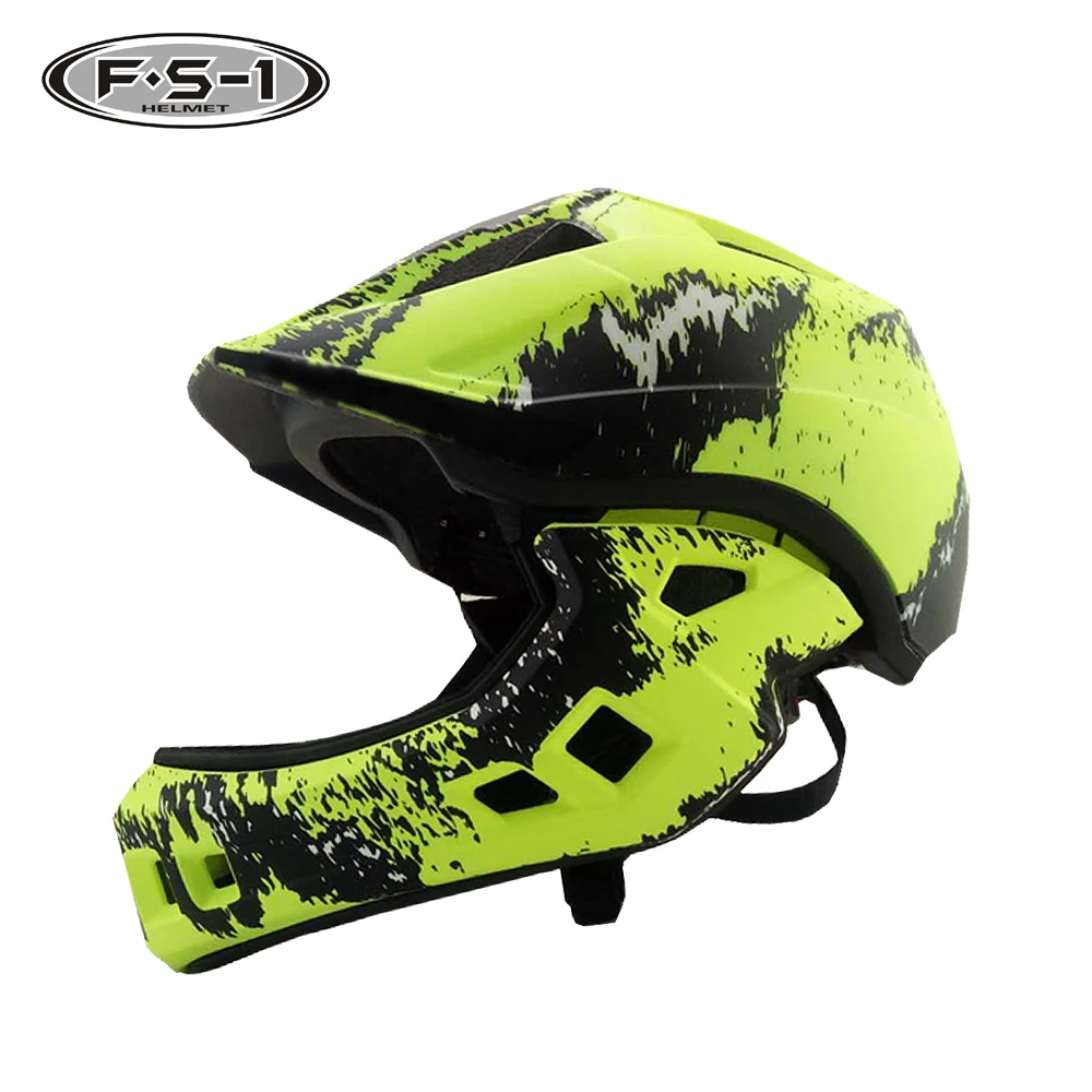 
CPSC certificated EPS kids bicycle helmet full face downhill child full face helmet bike 