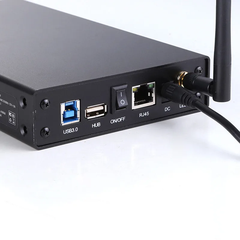  Алюминиевый корпус для жесткого диска 3 5 дюйма беспроводной USB 0 Wi-Fi SATA внешнего высокого