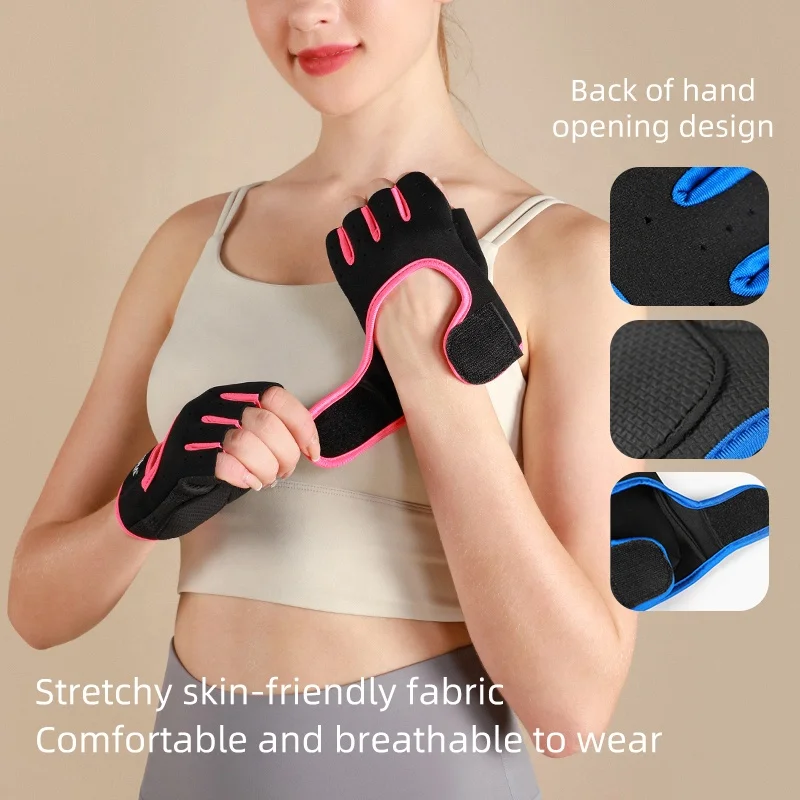 JINGBA Wholesale New Breathable Weight Lifting Gloves Full Palm Protection Workout Gloves for Gym Cycling Exercise sports gloves