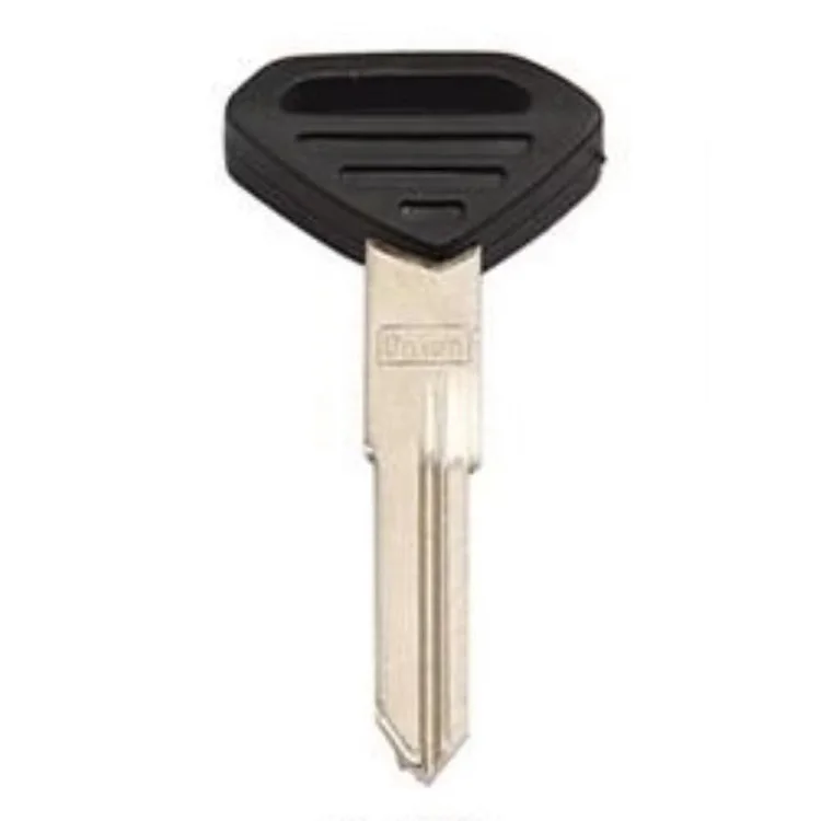 Plastic handle motorcycle keys for use in South America and the Middle East