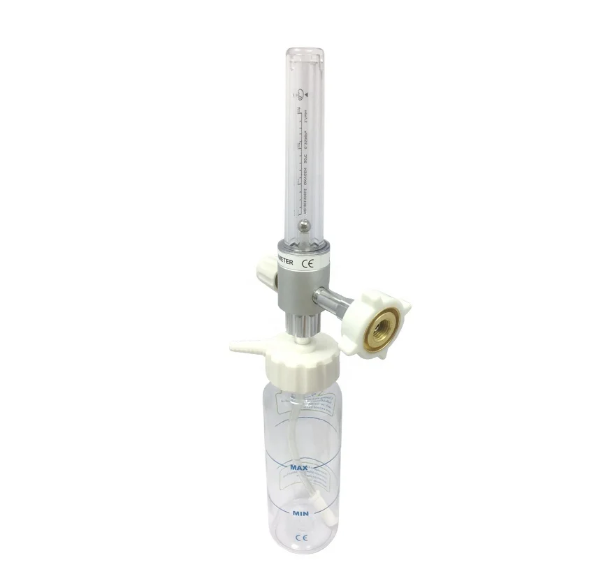 250ml Flowmeter Humidifiers CIG Medical Oxyen systems Flowmeter Regulator use a standard 1/8 inch FNPT connection
