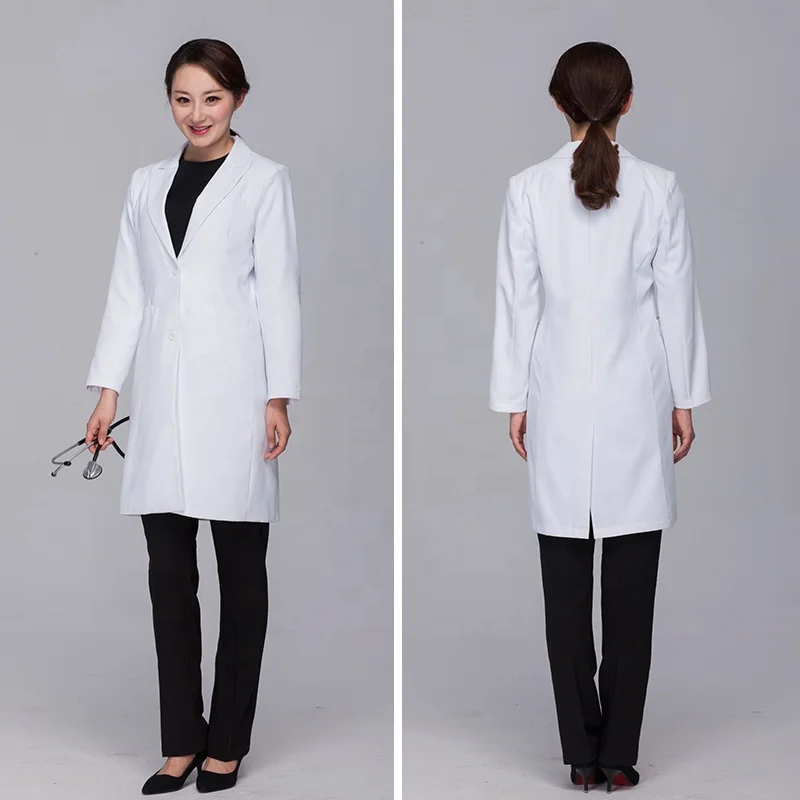  Корейская версия ухода за здоровьем тонкое белое пальто с большими лацканами медицинский косметолога рабочая одежда для женщин Новинка
