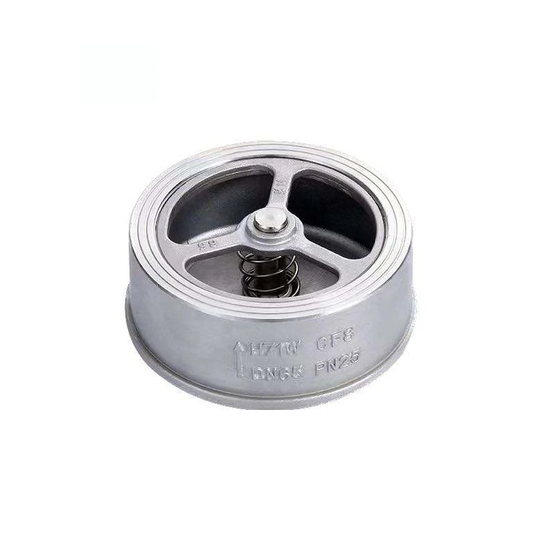 Stainless Steel Flange H71X Non-return Wafer Type Check Valve Manual Single Disc Swing Check Valve