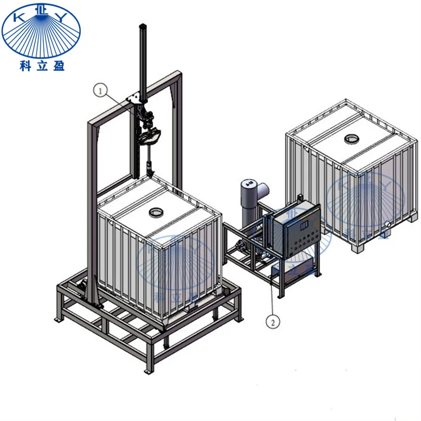 Factory Hot Sale For Cleaning Automatic IBC Tote Tank Washing Machine ,ibc tote washer for solvent cleaning