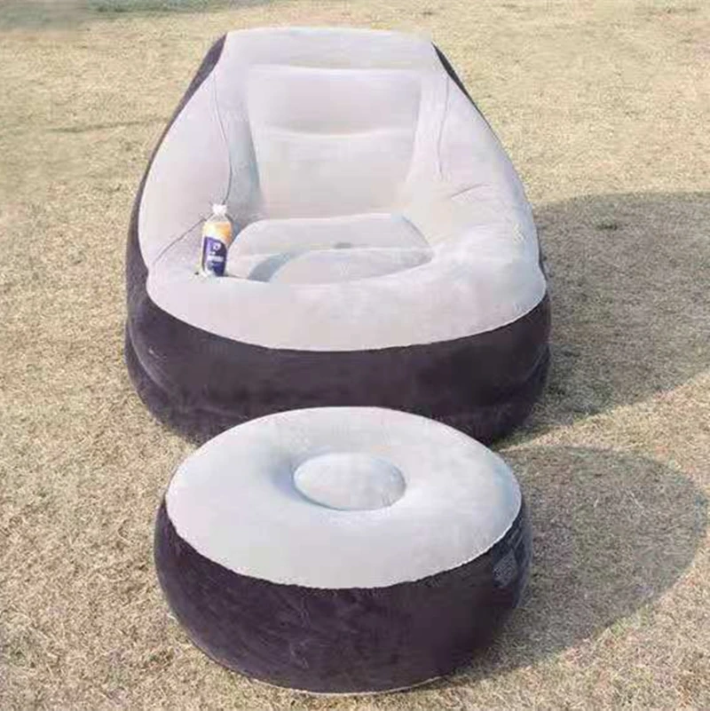 Intex мебель классический цвет воздушный диван и ножной стул с отверстием для чашки 68654 надувной ленивый диван для помещений