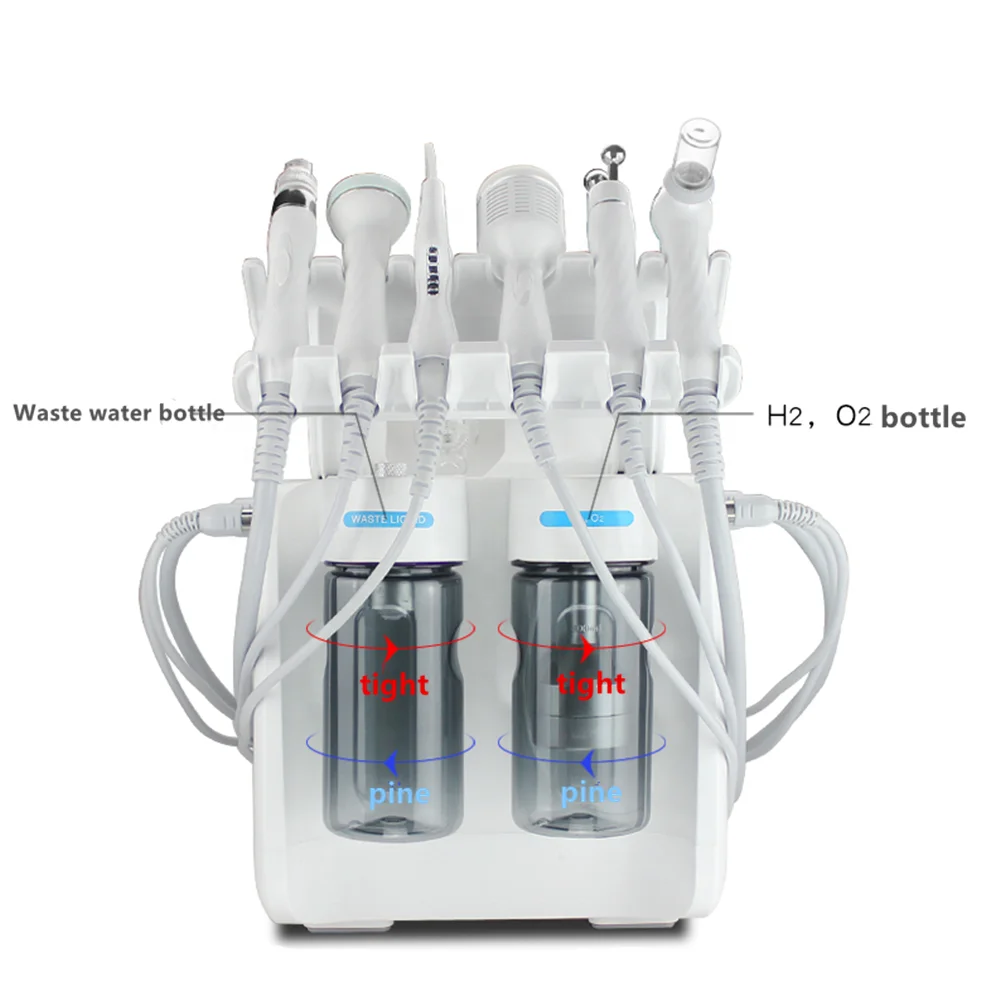 Beauty salon best 6 in 1 skin care products face machine multi-functional hydra personal skin treatment