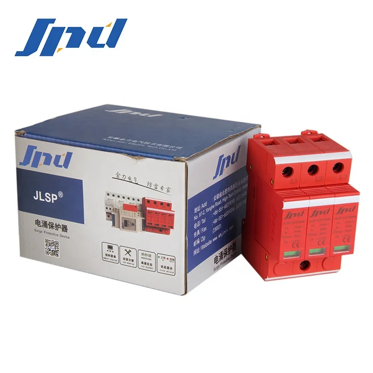 Jinli surge arrester device ac spd power surge protection 750V