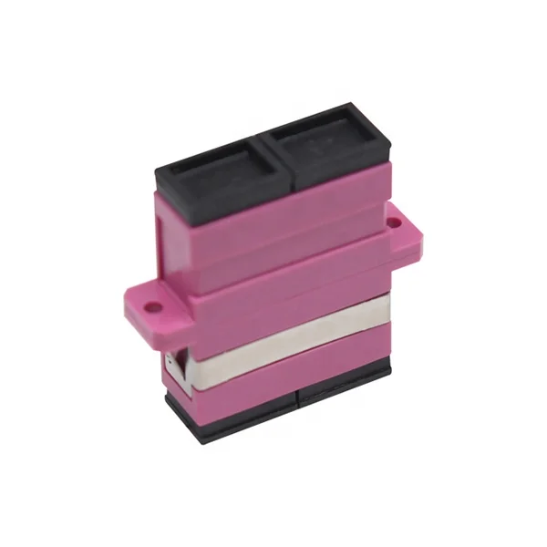 Factory China supplier product Duplex Simplex  Quad LC adapters plastic ,fiber optical adapter,optical fiber flange