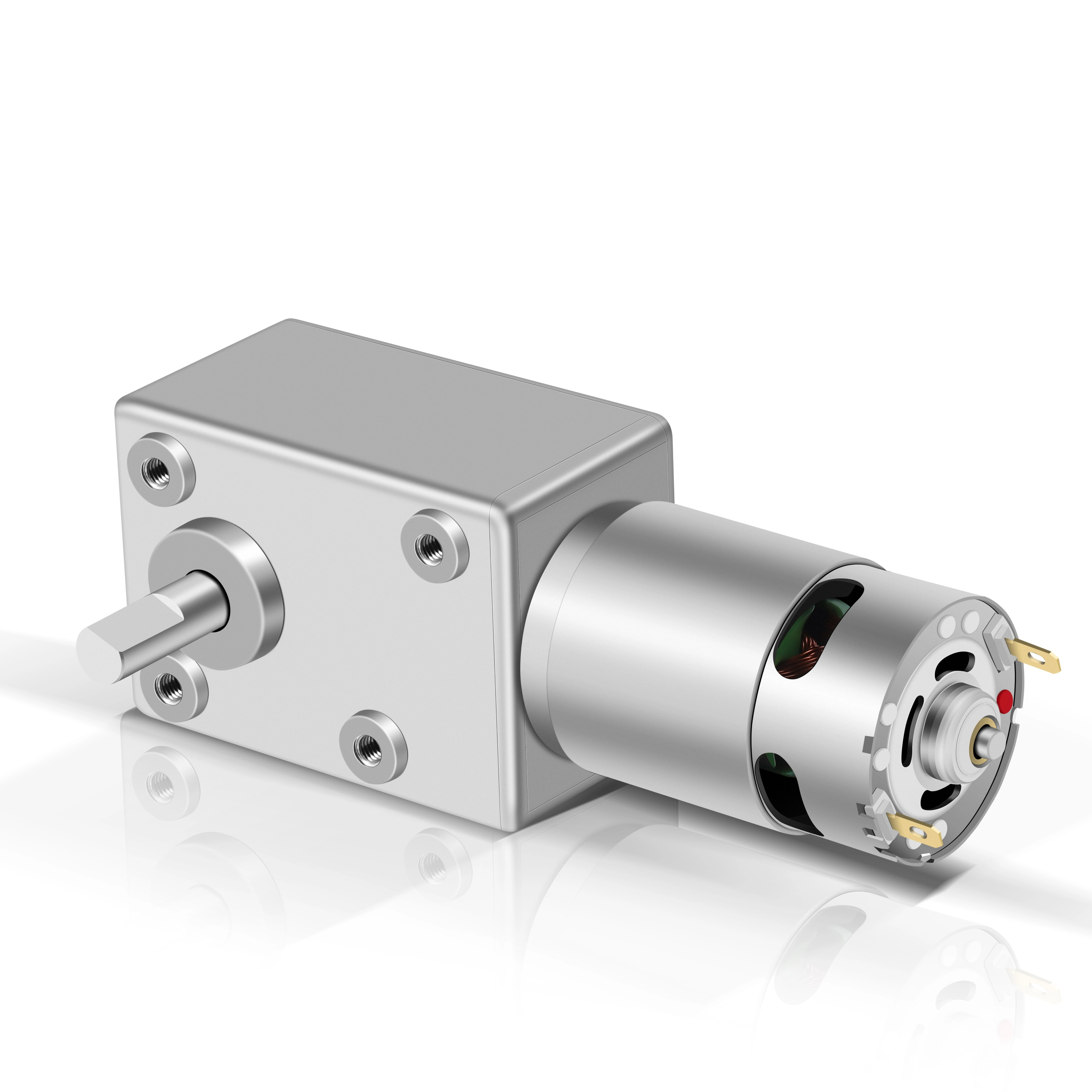 Shunli Custom Gear Motor Dc Mini Electric Differential Gearbox 30w 45w 12v 24v Dc Worm Metal Motor Of Home Appliance