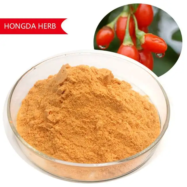 Factory Supply Lycii Fructus Fruit Powder Chinese Wolfberry Powder Goji Berry Fruit Powder