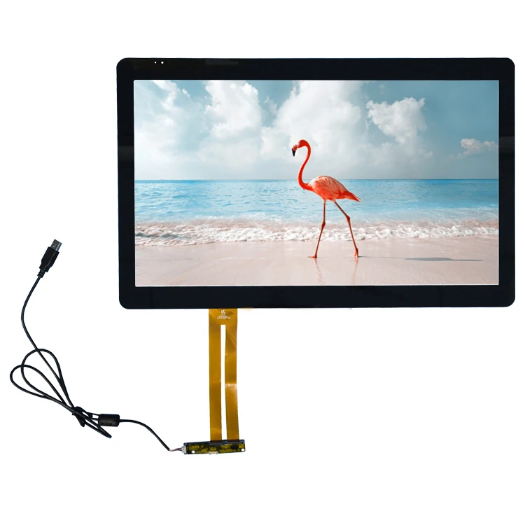 16:9 Industrial USB/I2C/RS232 interface ILITEK controller board 21.5 touch screen kit