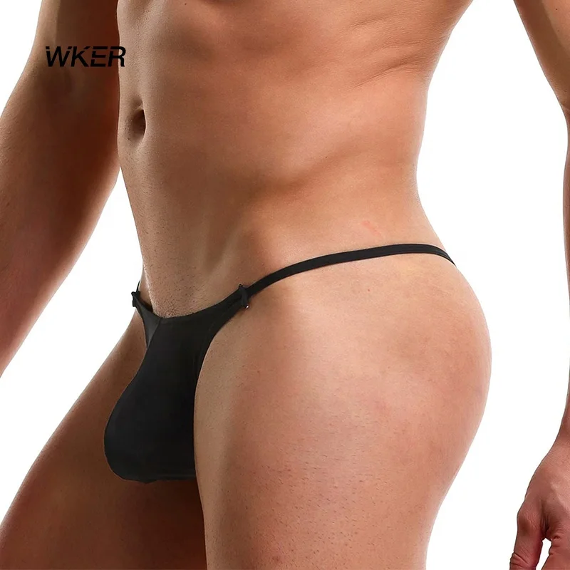 
 Трусы-боксеры WKER мужские с логотипом под заказ, пикантное нижнее белье для геев, модные стринги для зрелых мужчин  