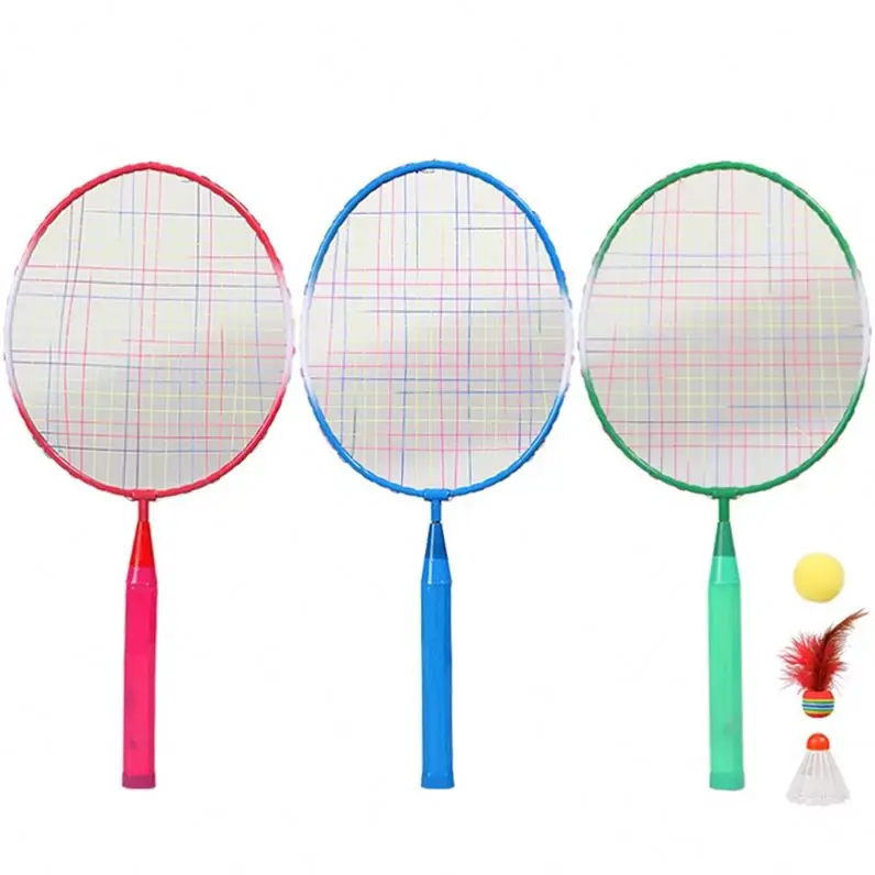 1 комплект ракеток для бадминтона, детский тренировочный инструмент для бадминтона, набор игрушек для спорта на открытом воздухе