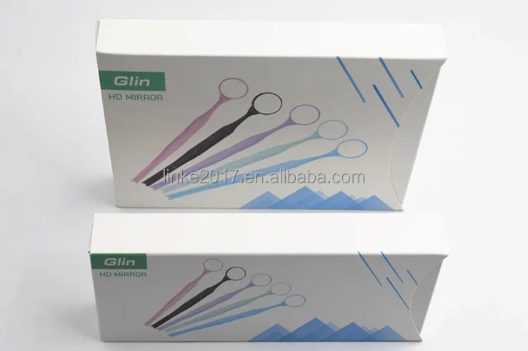 Glin Autoclavable Oral Mirror 134 Degree Centigrade Dental Material Mouth Mirror  With Measurement Ruler Dentist Product