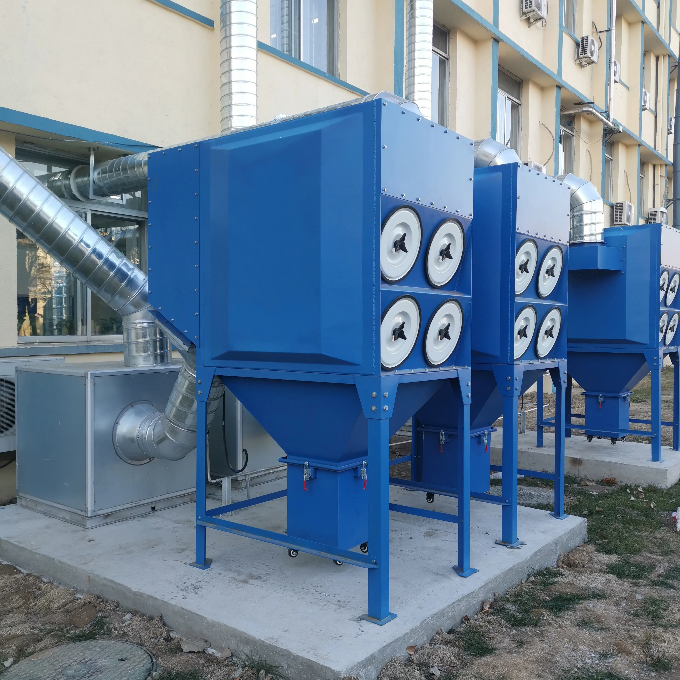 Industrial Milk or Metal Powder Clean Filter Drum Type Dust Removal Equipment