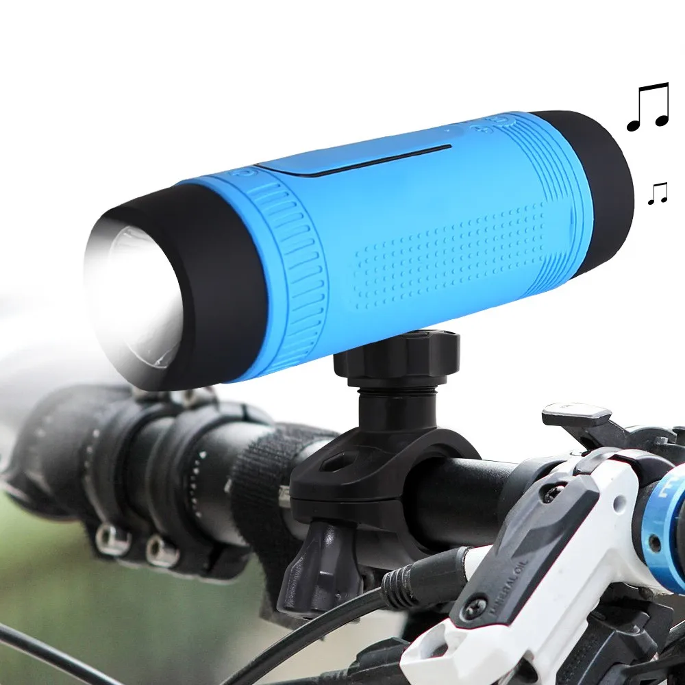 IRONDONKEY Outdoor Sports Bicycle Portable With Radio Antenna Flashlight Bicycle multifunctional lighting safety warning horn