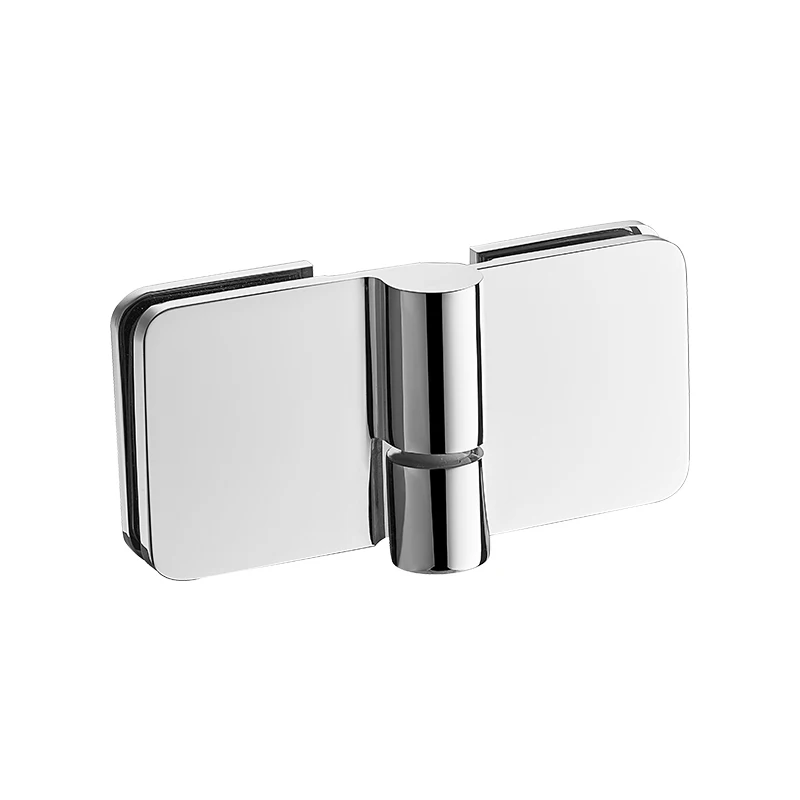 Factory price  gold polish stainless steel adjustable shower bathroom door clamp Shower door hinge