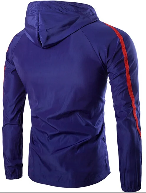 Sublimation Solid Windproof Micro-Fiber Custom Jackets with