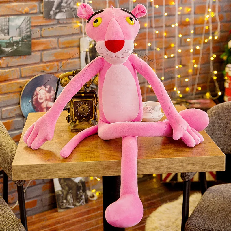 Pink Panther doll plush toy naughty leopard doll doll birthday gift for girls  S99