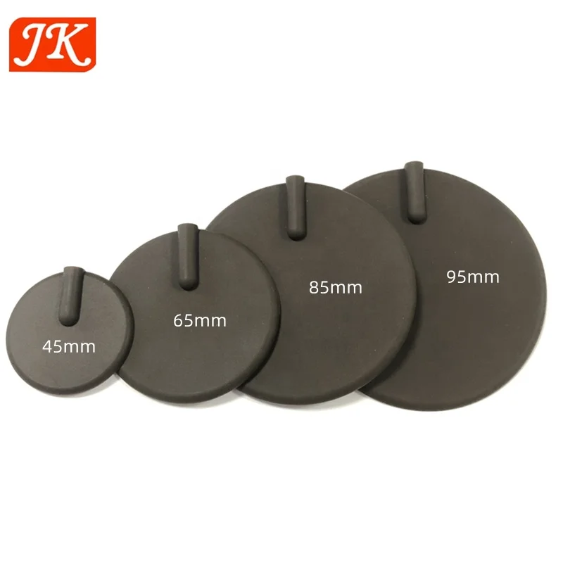 Jinke ISO OEM silicone electrodes pad plate tens ems conductive silicone rubber tens electrode dry pad for tens unit 65mm 95mm