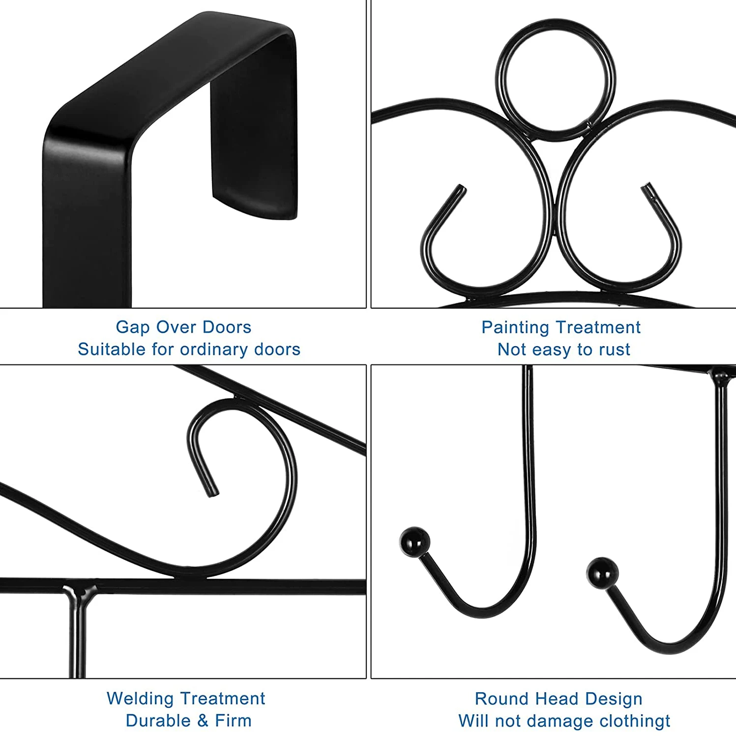 ver The Door Hooks Hanger/Over The Door Towel Rack Coat Rack with 7 Hooks/Metal Hanging Organizer for Clothes Coat Hat Towel.jpg