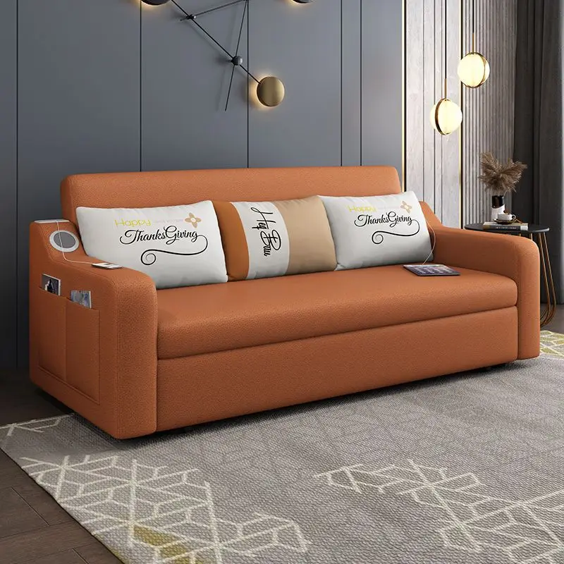Sofa Bed with Foldable Storage, Multifunctional for Small Spaces