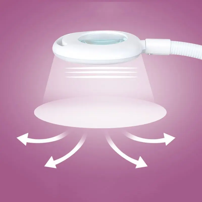 WX-102 LED Magnifying Lamp Odm&Oem 8 Times Magnifying Glass Light Guide Plate Beauty Equipment Tattoo Lamp LED LED Light Tattoo